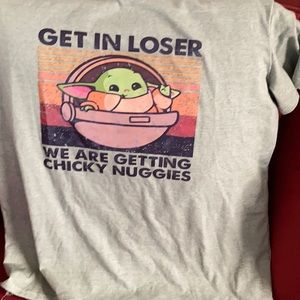 Baby Yoda short sleeve tshirt. Worn once.